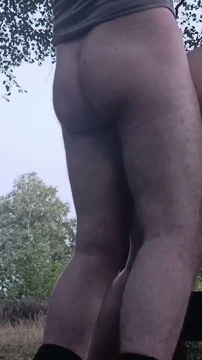 Fucking in public at the lake on a park bench while danger was on spectators, Risky sex | Clip 2