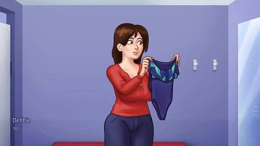 Summertime saga - gameplay - roleplay - Debbie usa biquíni