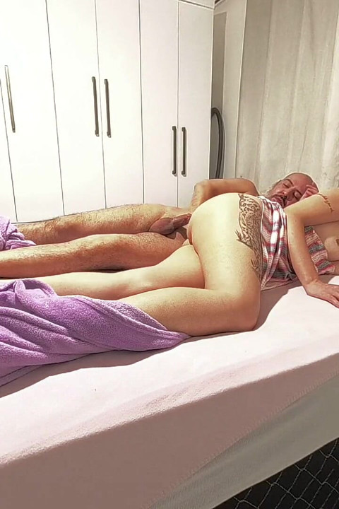 My Stepfather Visits Me at Night to Cum in My Little Pussy