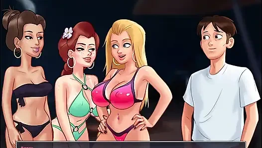 I fuck my girlfriend's best friend while she watches on Facetime and more in Summertime Saga