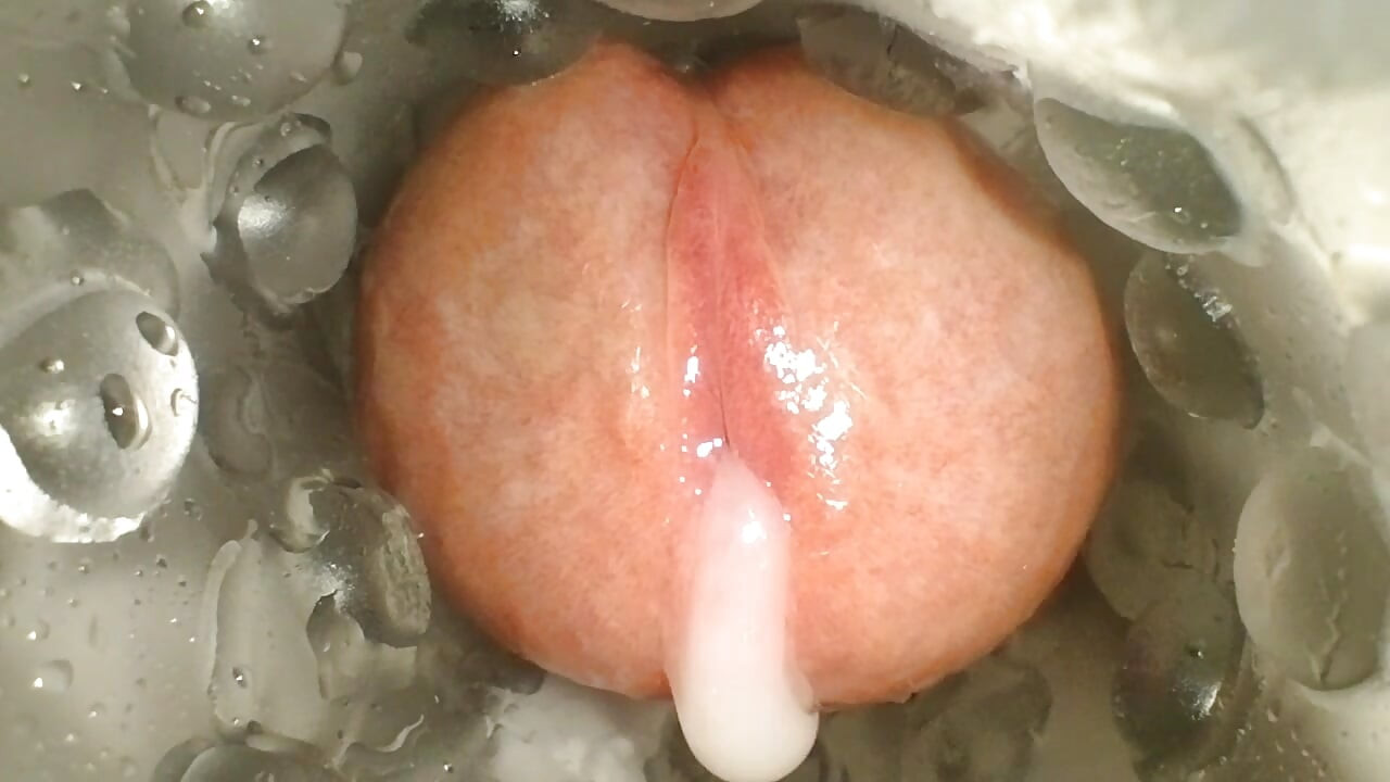 Asmr fleslight dicrot sperma - close up dari kontol besarku dengan slowmotion