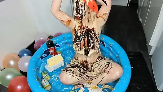 Holly kitten ice cream sundae