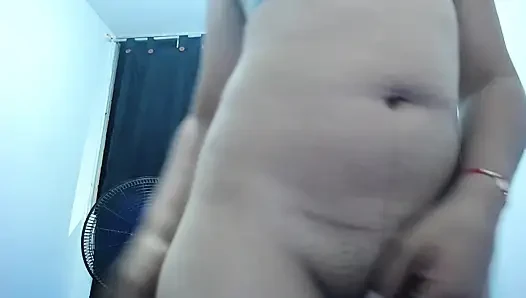 "My first show in front of the webcam - Undressing for you"