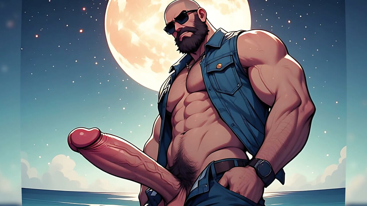Cocks Out at Beach (ai)