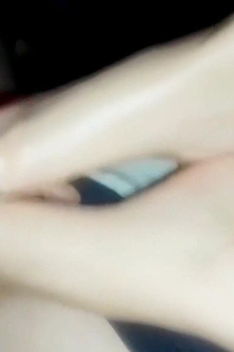 Erotic Footjob with Black Nail Polish!