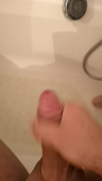 Masturbation in shower