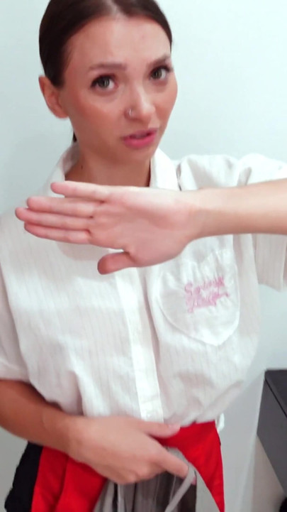 Waitress Fucked Up the Order and Paid With Her Body | Clip 1