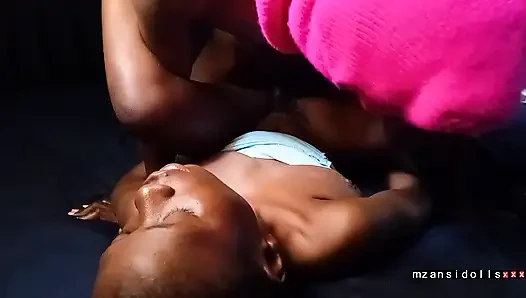 Cewek kulit hitam afrika dientot tengah malam