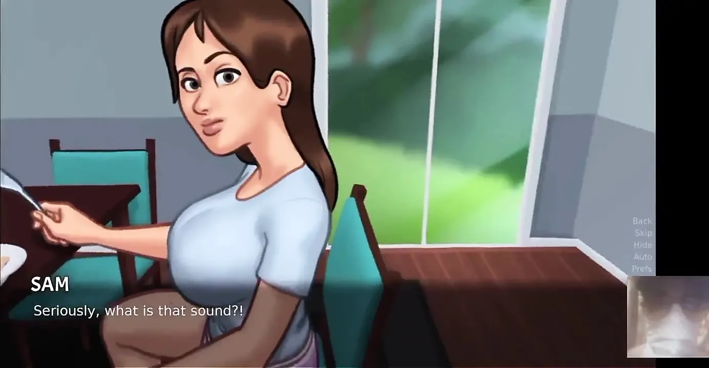 Summer Time Saga! Halloween Special! MILF Step-mom Sucks My Dick in Front of Stepsis!