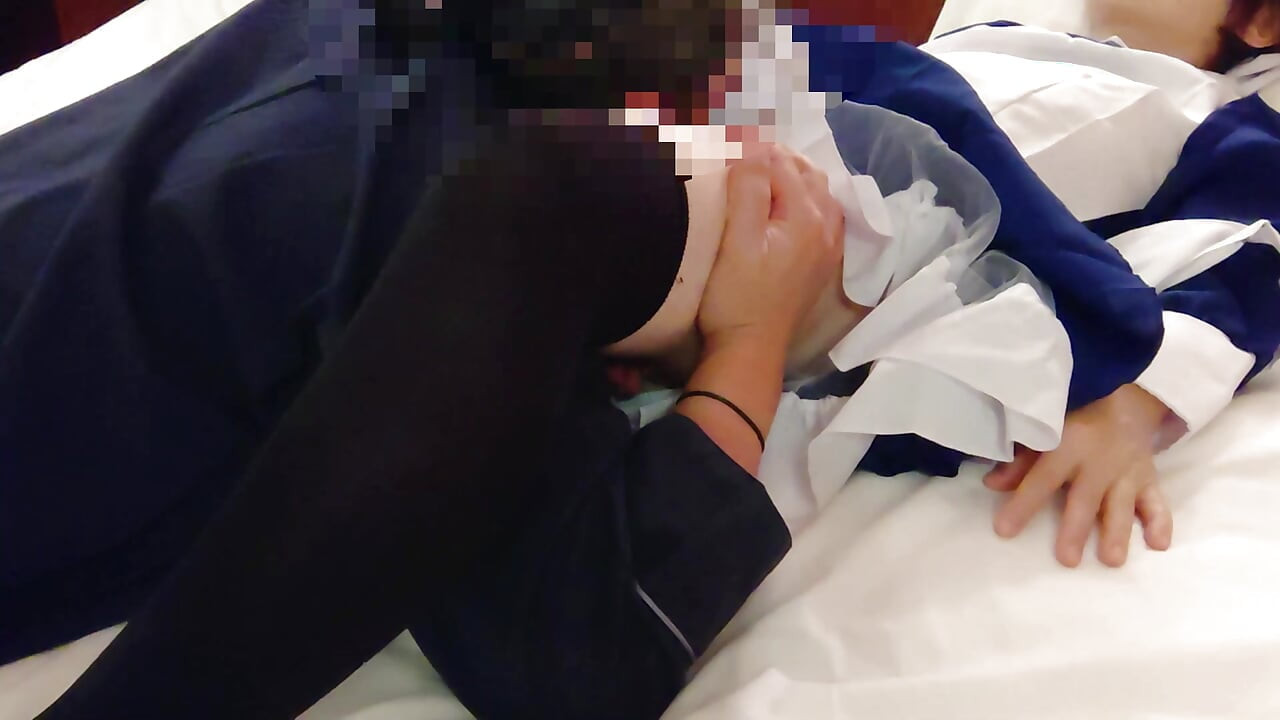 I Want to Be Sucked by a Girl in a Cute Nurse Cosplay Homemade Cunnilingus Creampie