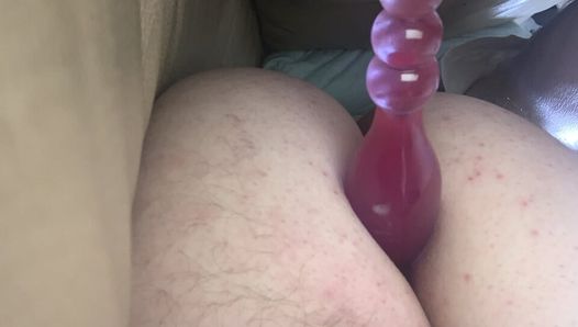 lying on the sofa playing but my cock dreams of a wet pussy