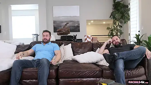 Heißes französisches zimmermädchen wird am spieß gebraten!