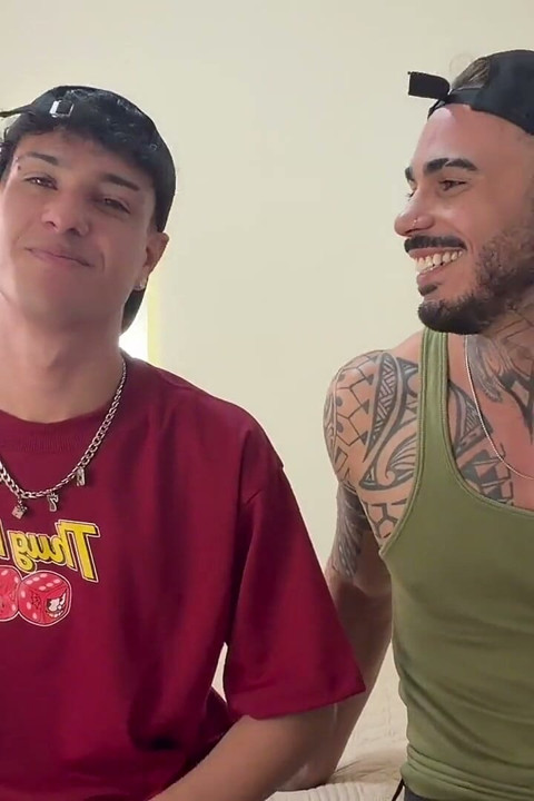 Big Dick Twink Handles Big Dick Stepdaddy Bareback Tattoo