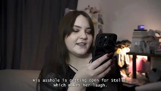 Cerita porno - mereka berbagi ciuman penuh sperma bersama setelah ngentot pegging yang manis