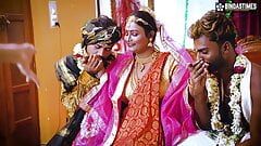 Desi koningin bbw Sucharita volledig viertal swayambar hardcore erotische nacht groepsseks gangbang volledige film (hindi audio)