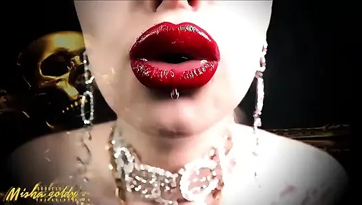 Binaural ASMR & mindfuck! Ngocok mulutku dan ludah!