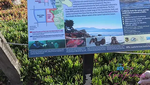 You continue the ocean trip with Imani then she gives you a full handjob, footjob, and blowjob, ending with you c