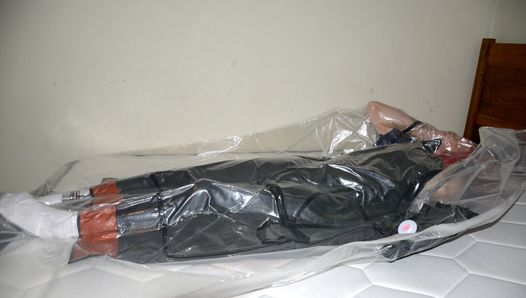 Nov 19 2023 - VacPacked with slvrbrboy1s sweaty shirt, my rubber and PVC aprons with my heavy PVC sheet