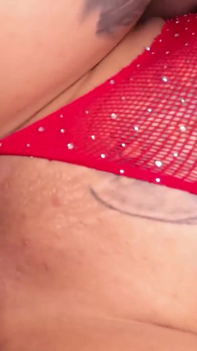 A Colombian Milf in sexy red lingerie and big tits fucks with Xaviphoto - Mariana Sandoval | Clip 3