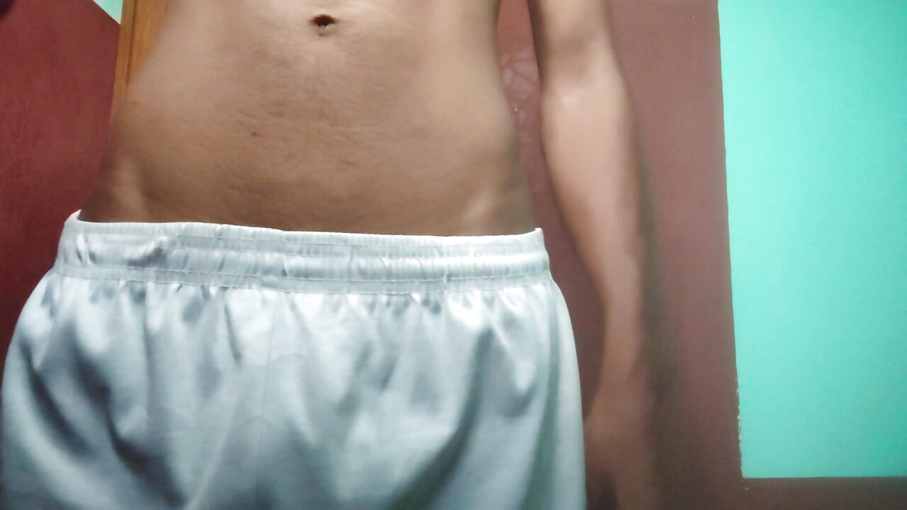 Muscular Man masturbation