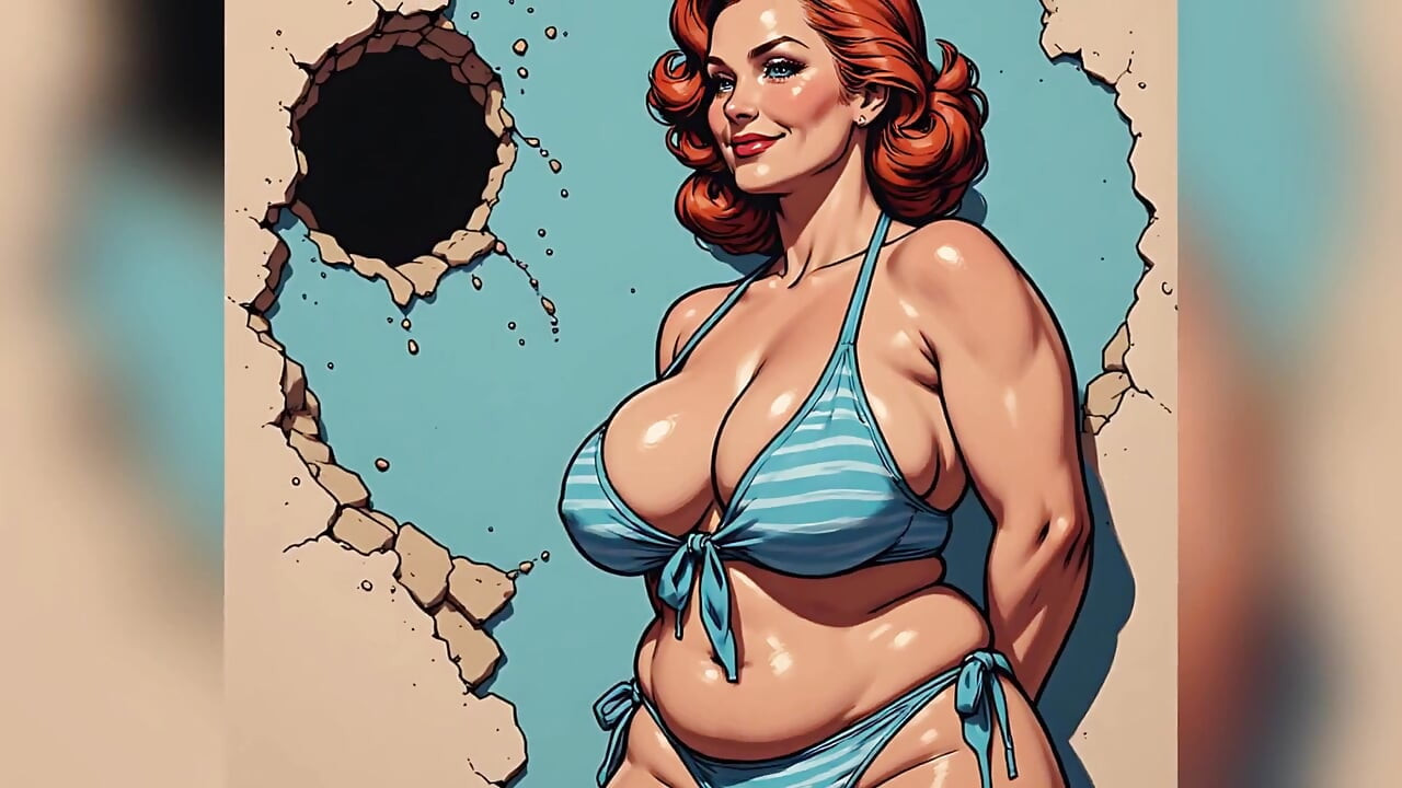 Pulchne bikini piękności Sztuka