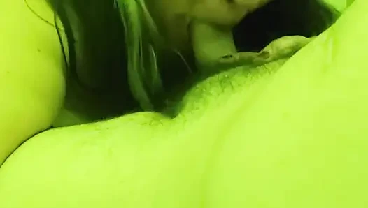 Bbw latina loves to suck and gag on cock