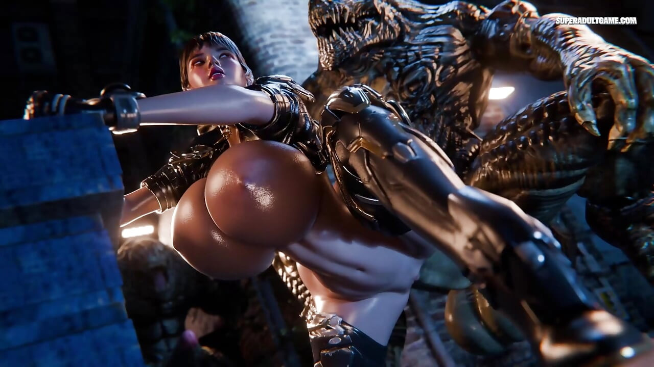 3D Teen Character Absolutely Destroyed Her Pussy By Giant Cock - Realistic Animation