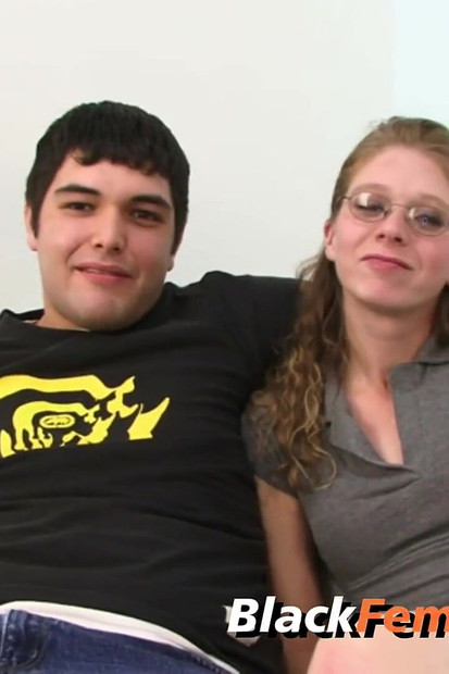 Jenny Leigh's husband is kind of a nerdy white guy who wants to fuck her vicariously through this monster black cock