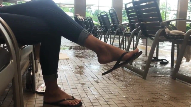 the heat went to his feet