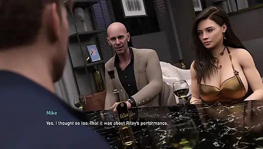 Steps of debauchery - bagian 9: dientot sama pria lain di makan malam sama pria lain sambil ditonton suaminya