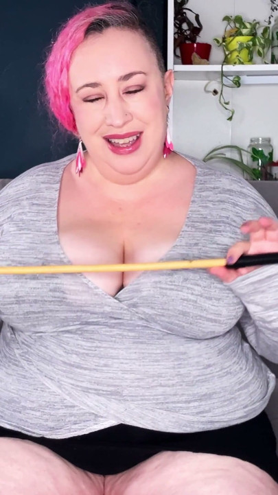 Would You Rather Stay in the Chastity Cage, or Take a Long, Hard Caning?