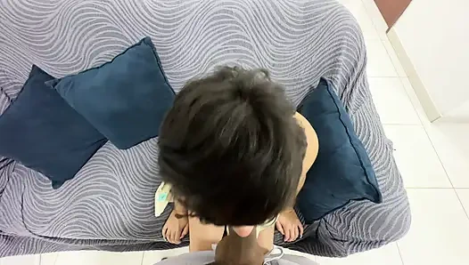 Я помогаю моей сексуальной сводной сестре из ее запертой ванной, в обмен она позволяет мне трахать ее тугую задницу жестко.