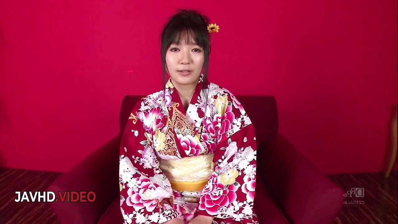 Chiharu's Sensual Kimono Blowjob Leads to Steamy Asian Threesome Experience