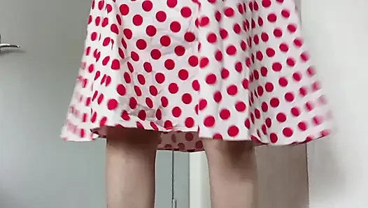 Wild woman with dots