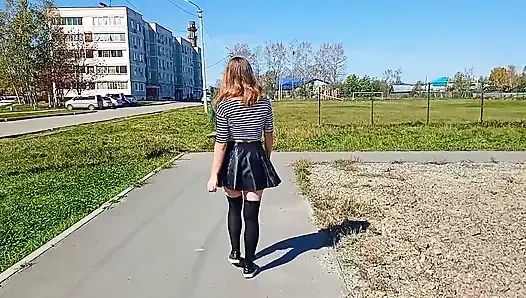 Hey guys! Black stockings suit me?