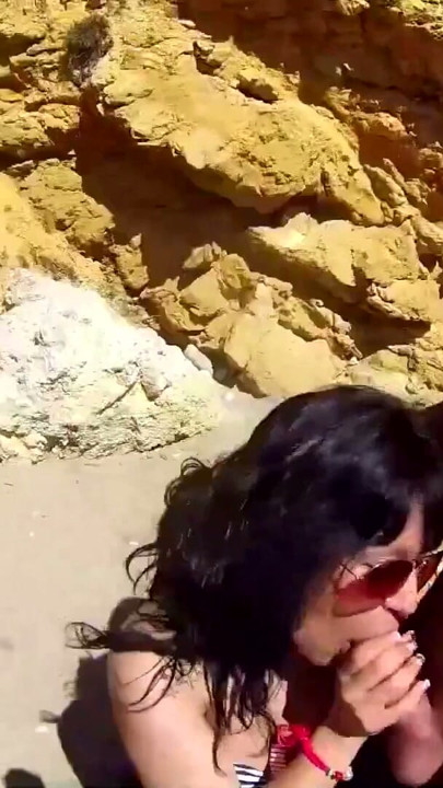 Latinas love sharing a nice big cock for a hot threesome on | Clip 1