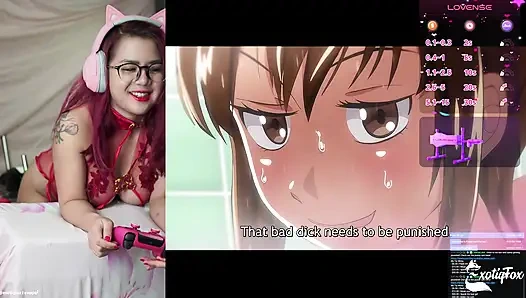 I CANT STOP MOANING WHILE WATCHING JOSHI LUCK HENTAI ON MY FUCK MACHINE