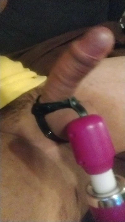 Solo male penis play