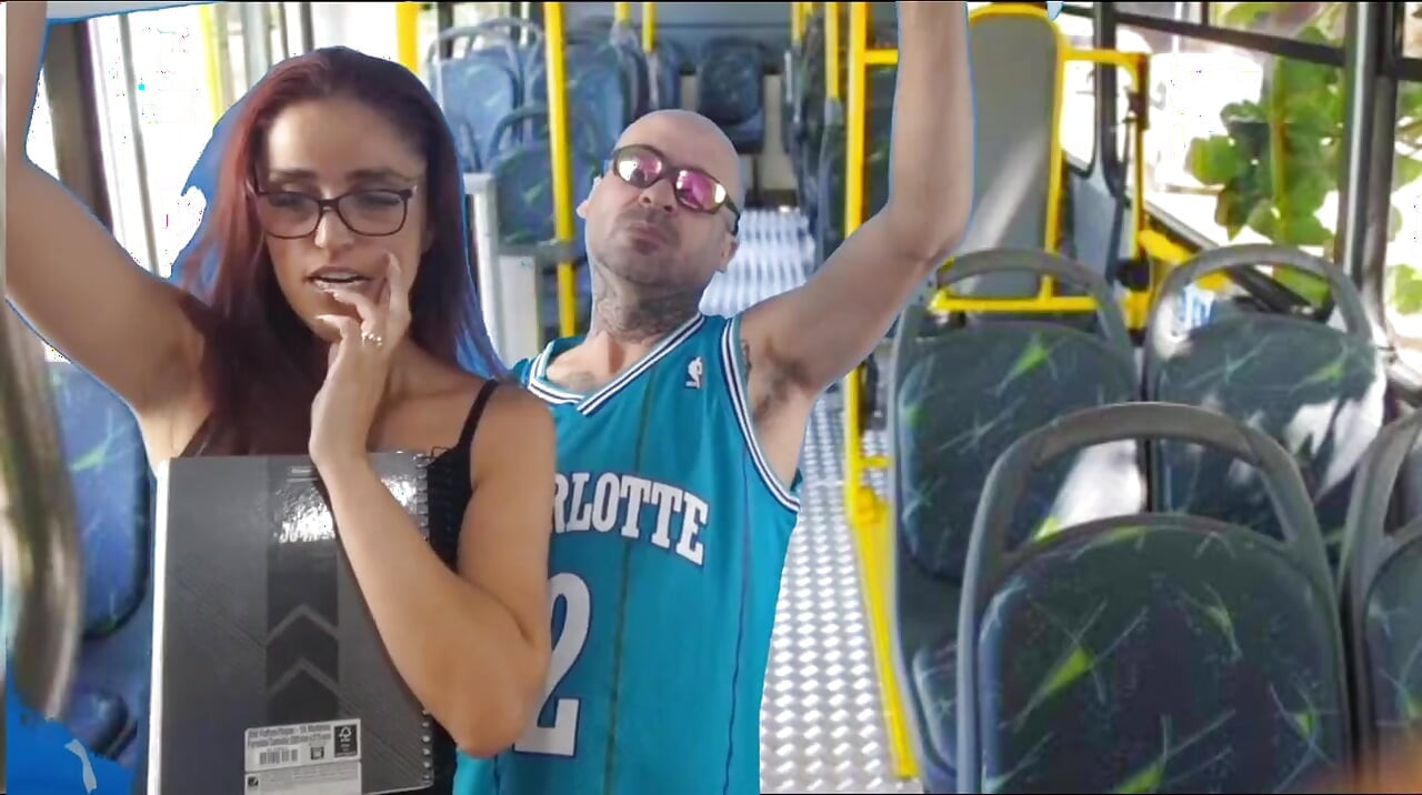 Pervert Penetrates College Student From Behind on the Bus in Public!