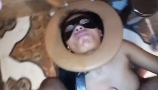 Submissive Stepdaughter in Deep Throat, Pissed and Sniffing Cum (03/28/21) Part 2