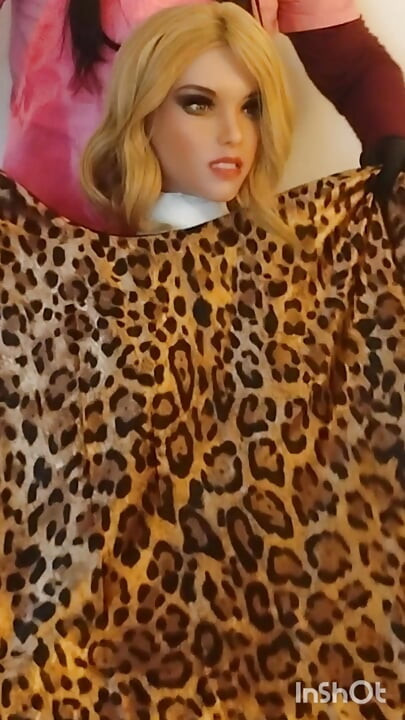 Laurens silkebløde hårklipningskappe-modelsession