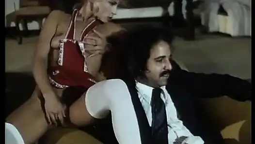 Wild vintage orgy with few hot MILFs