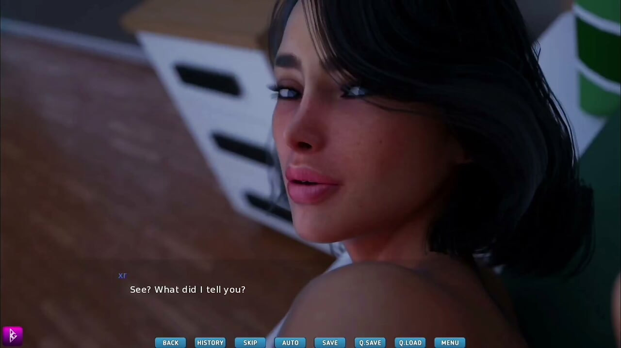 Lady with big boobs and big ass continues to fuck her crush secretly - gameplay part 3