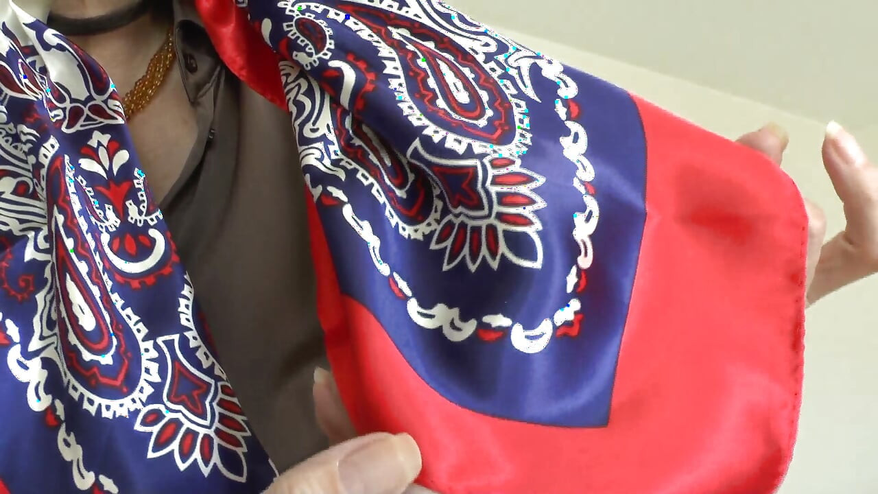Buổi chiều headscarf try-on, lady victoria valente