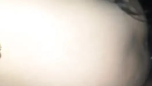 He took his girlfriend to the terrace and fucked her with great love all night long.