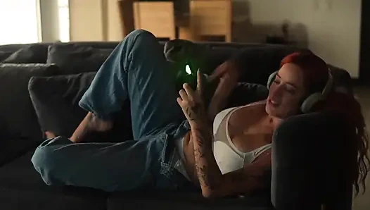 Interracial: I Catch My Roommie Masturbating, and It Turns Me on so Much That I Give Her a Good Fuck During Her First Lesbian