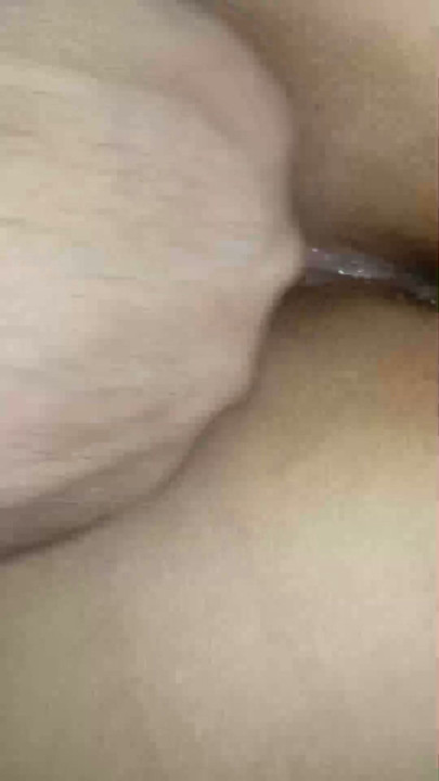 Fingering her wet pussy and asshole.