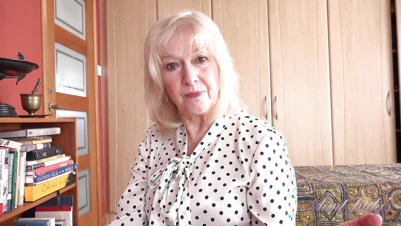 Auntjudys - Your 69yo Busty GILF Stepmom Louise Catches You Watching Mature Porn