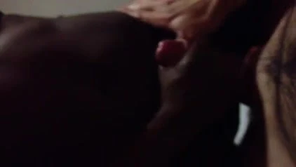 Black girl gives handjob to A-Bombs big cock 3