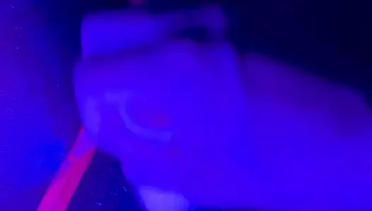 Video bocor dewi kulit hitam: neon thong & dildo muncrat